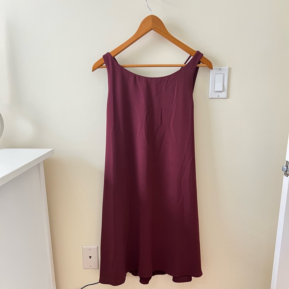 Maroon dress size large NWT